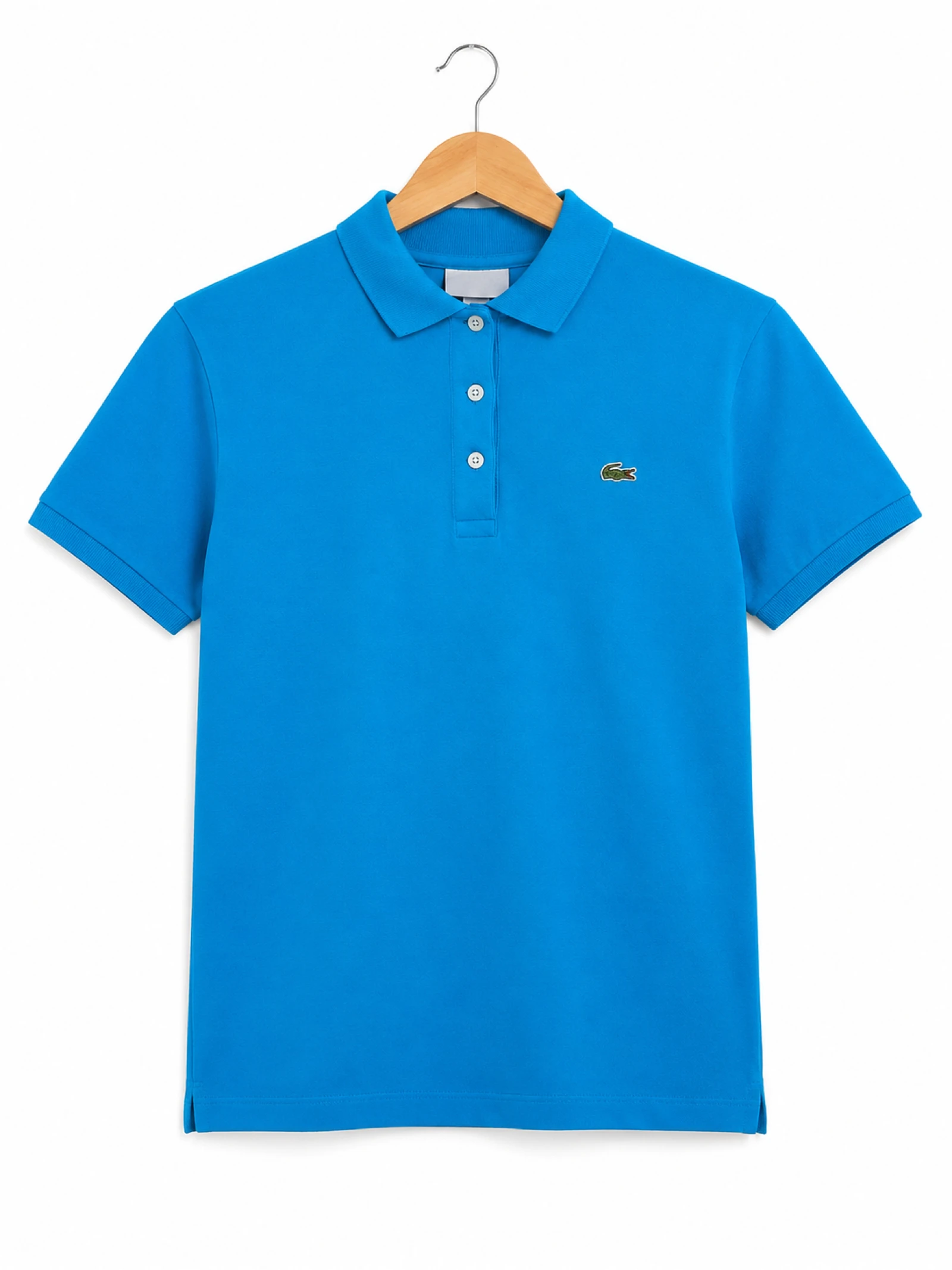 Polo Lacoste azul turquesa 